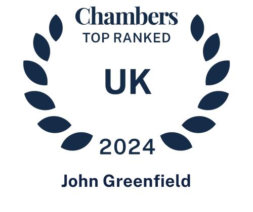 John Greenfield Chambers UK 2024