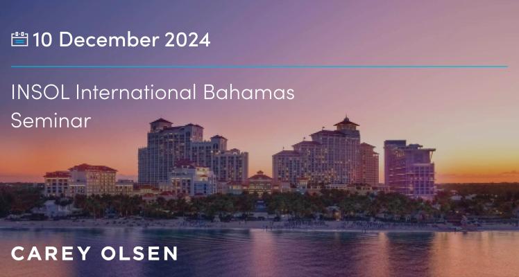 Carey Olsen is platinum sponsor of INSOL Bahamas