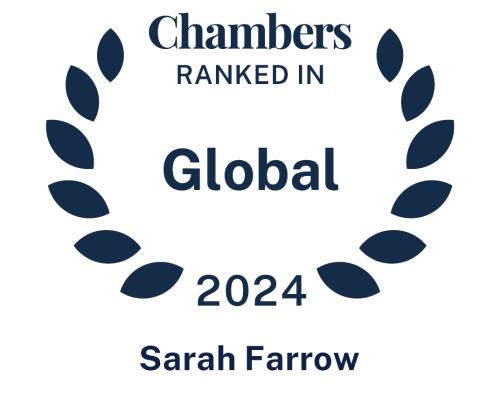 Chambers Global 2024 - Sarah Farrow