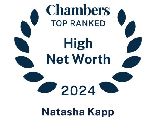 Chambers High Net Worth 2024 - Natasha Kapp