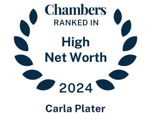 Chambers High Net Worth 2024 - Carla Plater