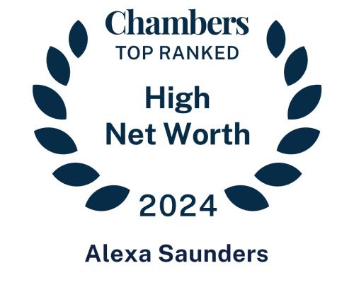 Chambers High Net Worth 2024 - Alexa Saunders