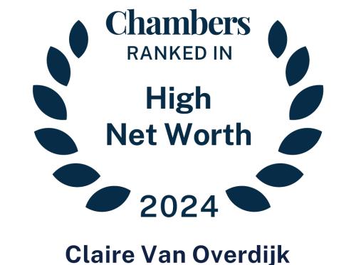 Chambers High Net Worth 2024 - Claire van Overdijk